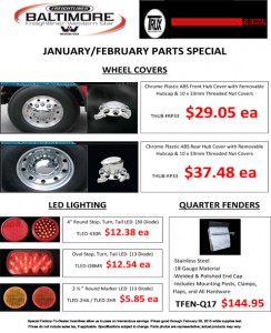 Jan & Feb 2015 Wheel Covers Parts Special Flyer