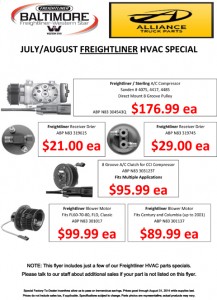 July/August 2014 Freightliner HVAC Special