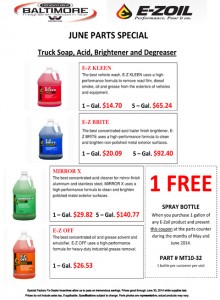 June Ezoil Parts Special