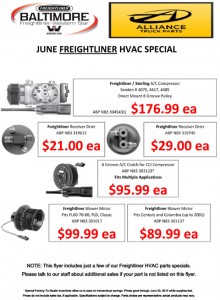 June Freightliner HVAC Special