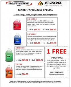 March-April 2016 E-zoil Special Flyer