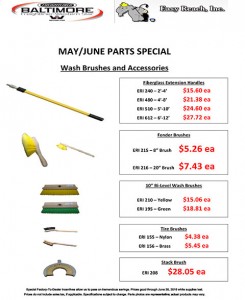 May-June 2016 Easy Reach, Inc. Parts Special Flyer