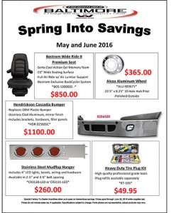 May-June 2016 Spring into Savings Flyer