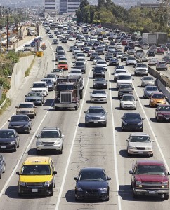 truck on the highway during Thanksgiving